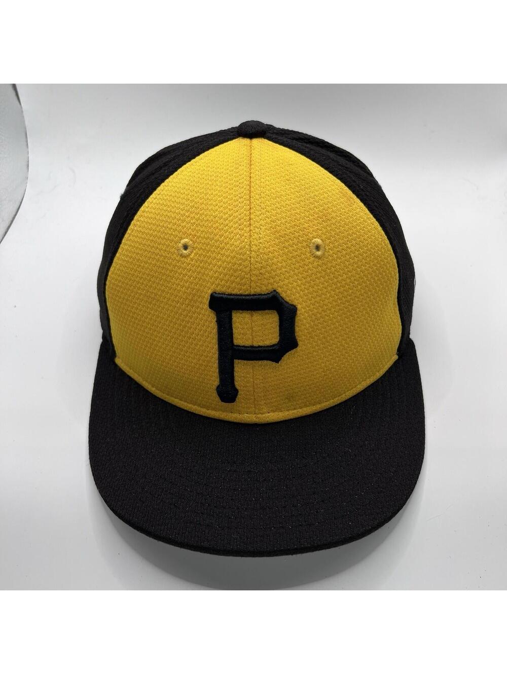 OC Sports Youth Hat Baseball MLB Flat Brim Adjustable Pittsburgh Pirates Yellow